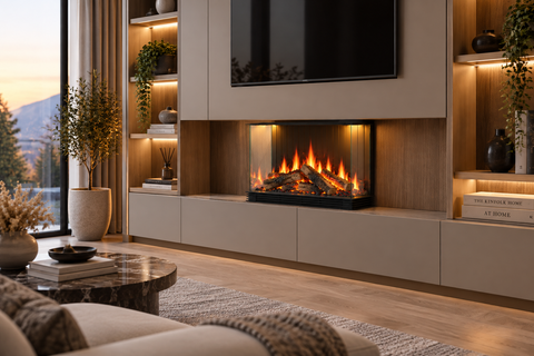 Semineu electric incorporabil Dimplex Opti-V VISTA 70 III cu sunet integrat