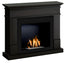 Semineu HOMBEE-Lisabona 110 x 30 x 95 cm ,culoare wenge, cu flacara reala cu bioetanol