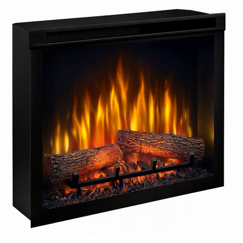Semineu electric DIMPLEX Barcelona Drept/Colt Stejar cu focar electric 3D Optiflame XHD23 si sunet