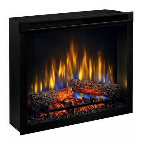 Semineu electric DIMPLEX Barcelona Antichizat cu focar electric 3D Optiflame XHD23 si sunet