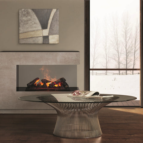 Semineu electric Zen Concrete cu focar electric 3D Dimplex Opti-Myst CH400 si sunet