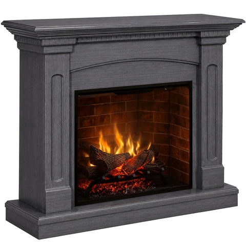 Semineu electric DIMPLEX Alabaster Ash Grey cu focar electric 3D Revillusion 30 si sunet