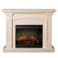Semineu electric Alabaster Vanilie cu focar electric 3D Dimplex Optiflame DF2608 si sunet