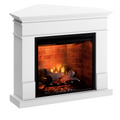 Semineu electric Lisabona Premium Alb Colt- cu focar electric 3D Dimplex Revillusion 30" cu sunet