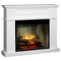 Semineu electric Torino Premium Alb cu focar electric 3D Dimplex Revillusion Concrete 30" si sunet