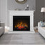 Semineu electric DIMPLEX Lisabona Alb cu focar electric 3D Optiflame XHD28 si sunet
