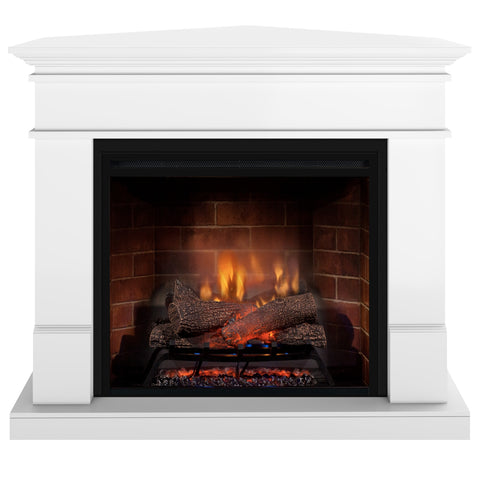 Semineu electric DIMPLEX Lisabona Premium Alb Colt- cu focar electric 3D Revillusion 30" cu sunet