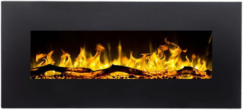 Semineu electric liniar 3D incorporabil AFLAMO Albion 36 NH cu sunet