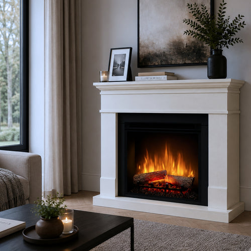 Semineu electric DIMPLEX Lisabona Antichizat cu focar electric 3D Optiflame XHD23 si sunet