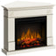 Semineu electric DIMPLEX Lisabona Flower Drept/Colt Antichizat cu focar electric 3D Optiflame XHD28 si sunet