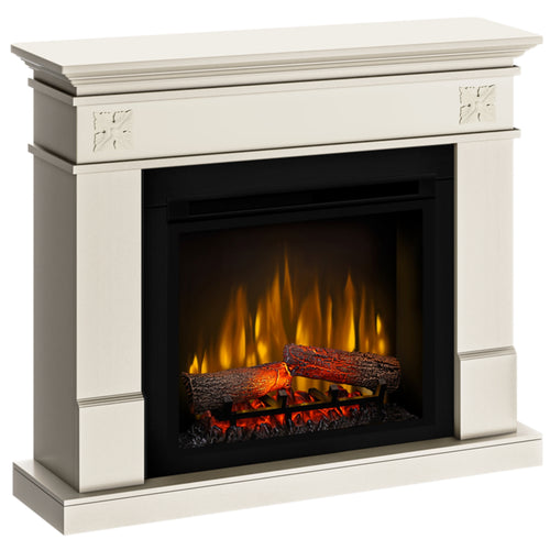 Semineu electric DIMPLEX Lisabona Flower Antichizat cu focar electric 3D Optiflame XHD23 si sunet
