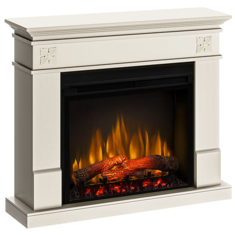 Semineu electric Lisabona Flower Antichizat cu focar electric 3D Dimplex Optiflame XHD28 si sunet