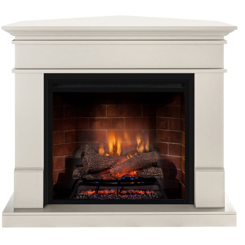 Semineu electric DIMPLEX Lisabona Premium Antichizat Colt- cu focar electric 3D Revillusion 30" cu sunet