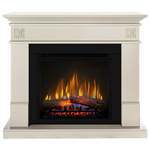 Semineu electric Lisabona Flower Antichizat cu focar electric 3D Dimplex Optiflame XHD23 si sunet