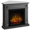 Semineu electric DIMPLEX London Drept/Colt Ash Grey cu focar electric 3D Optiflame XHD23 si sunet