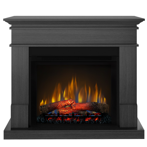 Semineu electric DIMPLEX Lisabona Ash Grey cu focar electric 3D Optiflame XHD28 si sunet