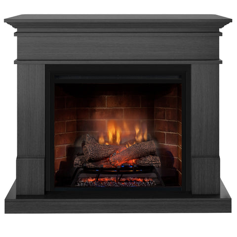 Semineu electric DIMPLEX Lisabona Premium Ash Grey - cu focar electric 3D Revillusion 30" cu sunet