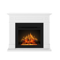 Semineu ECOFLAME PRO -  Aspen 110.30.95 alb , incalzire infrared, teme de culoare, flacara 3D si sunet
