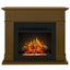 Semineu electric ECOFLAME PRO - Aspen 110.30.95 stejar, incalzire infrared, teme de culoare, flacara 3D si sunet