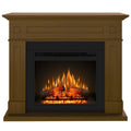 Semineu ECOFLAME PRO - Aspen 110.30.95 stejar, incalzire infrared, teme de culoare, flacara 3D si sunet