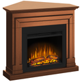 Semineu ECOFLAME - Barcelona SLIM LINE colt cherry, flacara 3D de 23 inci, sistem incalzire