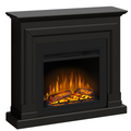 Semineu ECOFLAME - Barcelona SLIM LINE black, flacara 3D de 23 inci, sistem incalzire