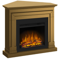 Semineu ECOFLAME - Barcelona SLIM LINE colt oak, flacara 3D de 23 inci, sistem incalzire