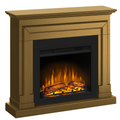 Semineu ECOFLAME - Barcelona SLIM LINE oak, flacara 3D de 23 inci, sistem incalzire