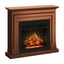 Semineu electric ECOFLAME PRO - Barcelona cherry, flacara 3D de 23 inci cu teme de culoare, incalzire infrared si sunet