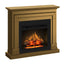 Semineu electric ECOFLAME PRO - Barcelona oak, flacara 3D de 23 inci cu teme de culoare, incalzire infrared si sunet