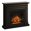 Semineu ECOFLAME PRO - Barcelona wenge, flacara 3D de 23 inci cu teme de culoare, incalzire infrared si sunet