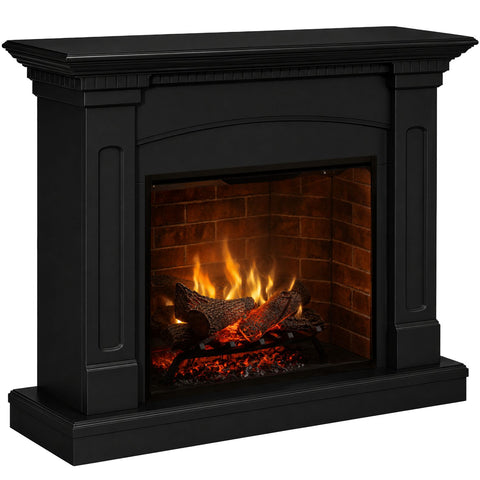 Semineu electric DIMPLEX Alabaster Negru cu focar electric 3D Revillusion 30 si sunet