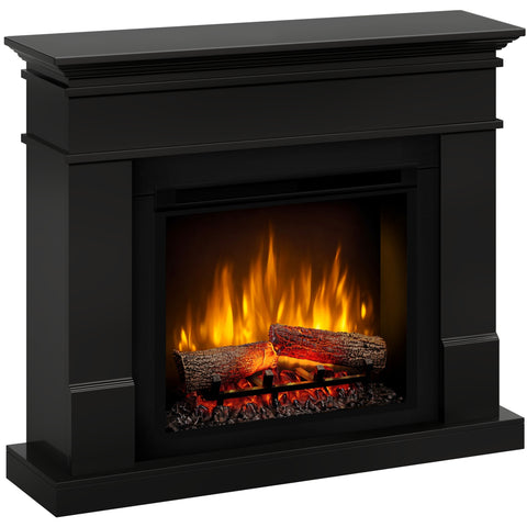 Semineu electric DIMPLEX Lisabona Negru cu focar electric 3D Optiflame XHD23 si sunet
