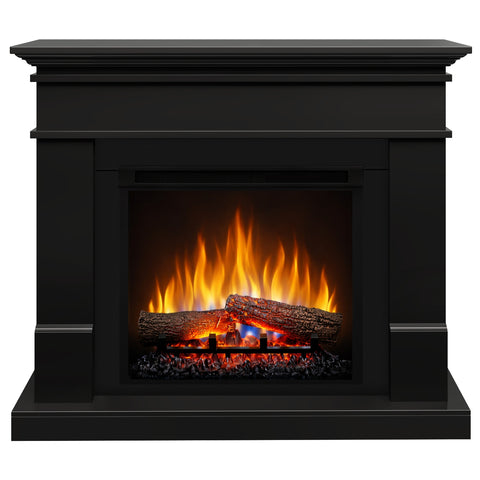 Semineu electric DIMPLEX Lisabona Negru cu focar electric 3D Optiflame XHD23 si sunet