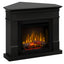 Semineu electric DIMPLEX Lisabona Flower Drept/Colt Negru cu focar electric 3D Optiflame XHD23 si sunet