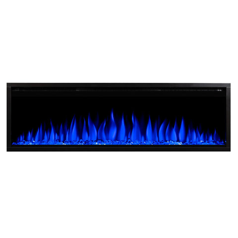 Semineu electric liniar 3D incorporabil AFLAMO Royal 42 Negru cu sunet