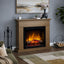 Semineu electric DIMPLEX Lisabona Cires cu focar electric 3D Optiflame XHD23 si sunet