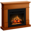 Semineu electric ECOFLAME PRO - Lisabona cherry, flacara 3D de 23 inci cu teme de culoare, incalzire infrared si sunet