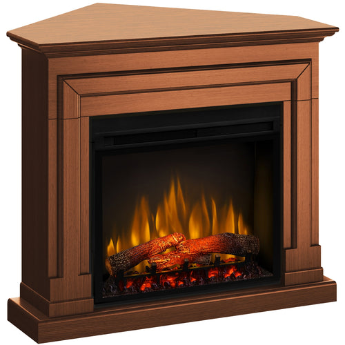 Semineu electric DIMPLEX Barcelona Drept/Colt Cires cu focar electric 3D Optiflame XHD28 si sunet
