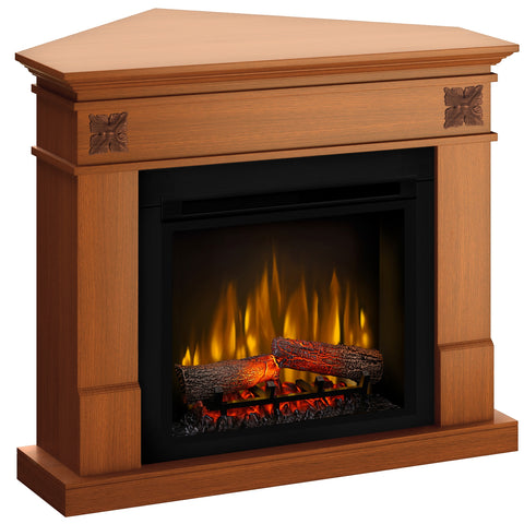 Semineu electric Lisabona Flower Drept/Colt Cires cu focar electric 3D Dimplex Optiflame XHD23 si sunet