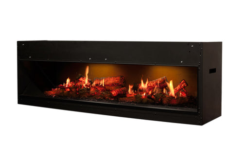 Focar electric liniar Double Dimplex Optiflame Negru cu sunet