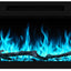 Semineu electric liniar 3D icorporabil AFLAMO Monarch 152 cm , aplicatie, sunet incorporat, flacara 3D cu teme de culoare, busteni si cristale decorative, 1500 W
