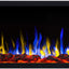 Semineu electric liniar 3D incorporabil AFLAMO Pride S092 Negru cu sunet