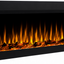 Semineu electric liniar 3D incorporabil AFLAMO Diamond 183 Negru cu sunet