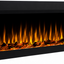 Semineu electric liniar 3D incorporabil AFLAMO Diamond 115 Negru cu sunet