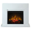Semineu electric DIMPLEX New Cubus Alb cu focar electric 3D Optiflame XHD28 si sunet