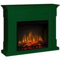 Semineu electric Essex Green cu focar electric 3D Dimplex Optiflame XHD28 si sunet