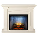 Semineu electric Alabaster Vanilie cu focar electric 3D Dimplex Revillusion Concrete 30 si sunet