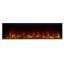 Semineu electric liniar 3D incorporabil DIMPLEX Ignite XL 74 Wood  Optiflame MultiFire XD Negru cu sunet