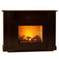 Comoda TV cu Semineu electric Langley Espresso cu focar Dimplex Opti-Myst FDX-CH600 si sunet